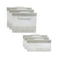 thumbnail interactive-video image 1 of Kitchen Details 6 Piece Set Plastic Reusable Sandwich and Snack Bags, Gray, 1 of 9