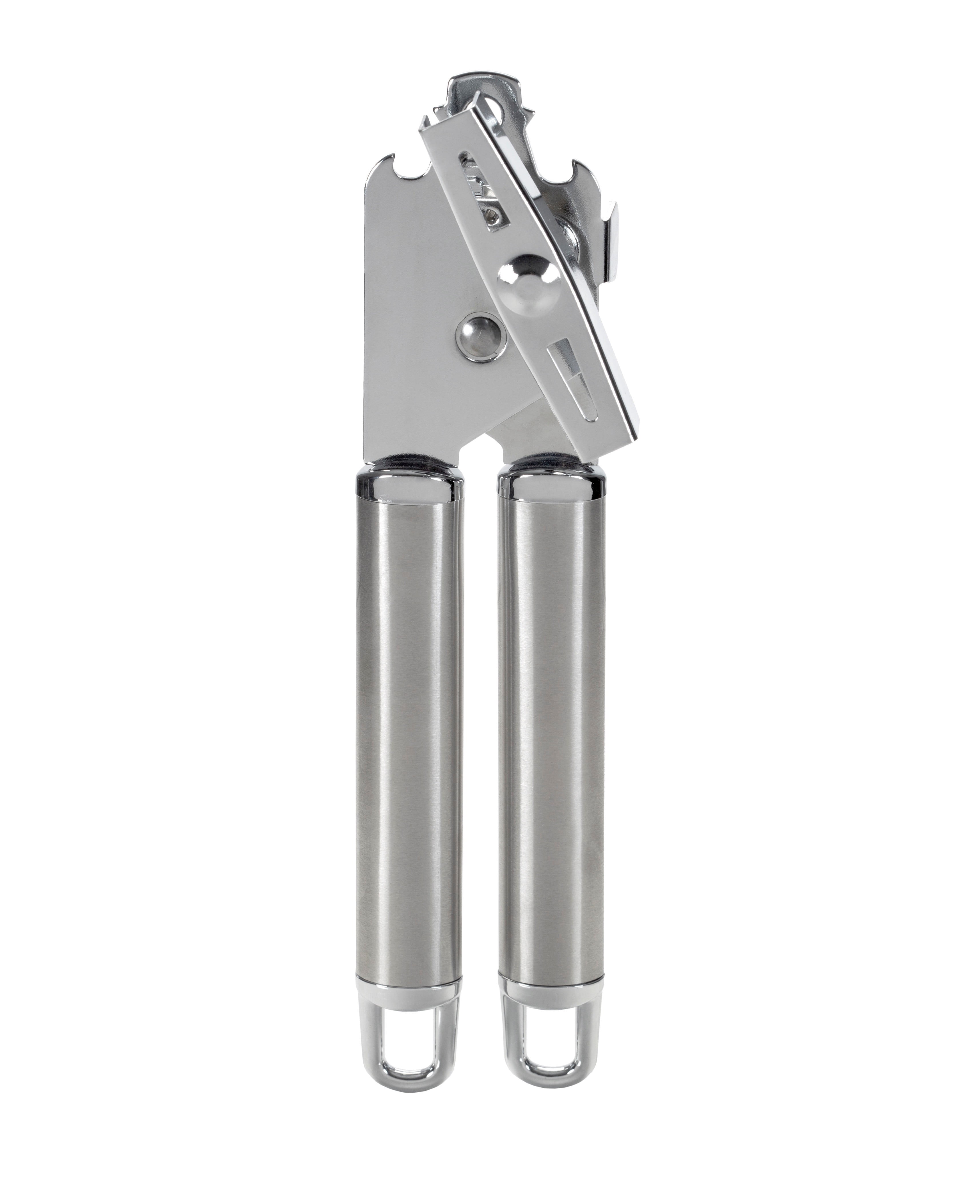 Kitchen Details Can Opener Silver Color | Stainless Steel Manual Can Opener | Easy Grip Kitchen Tool | Durable Metal Construction