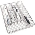 thumbnail image 1 of Kitchen Details Chrome Cutlery Tray in White, 1 of 4