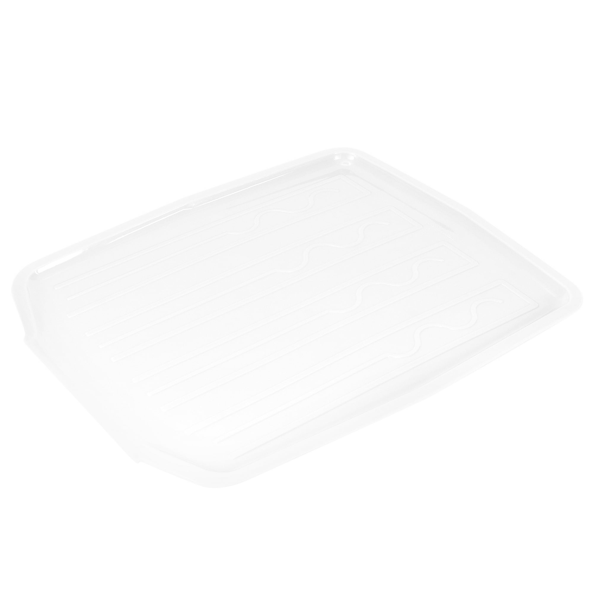 Kitchen Details Countertop Draining Tray in White
