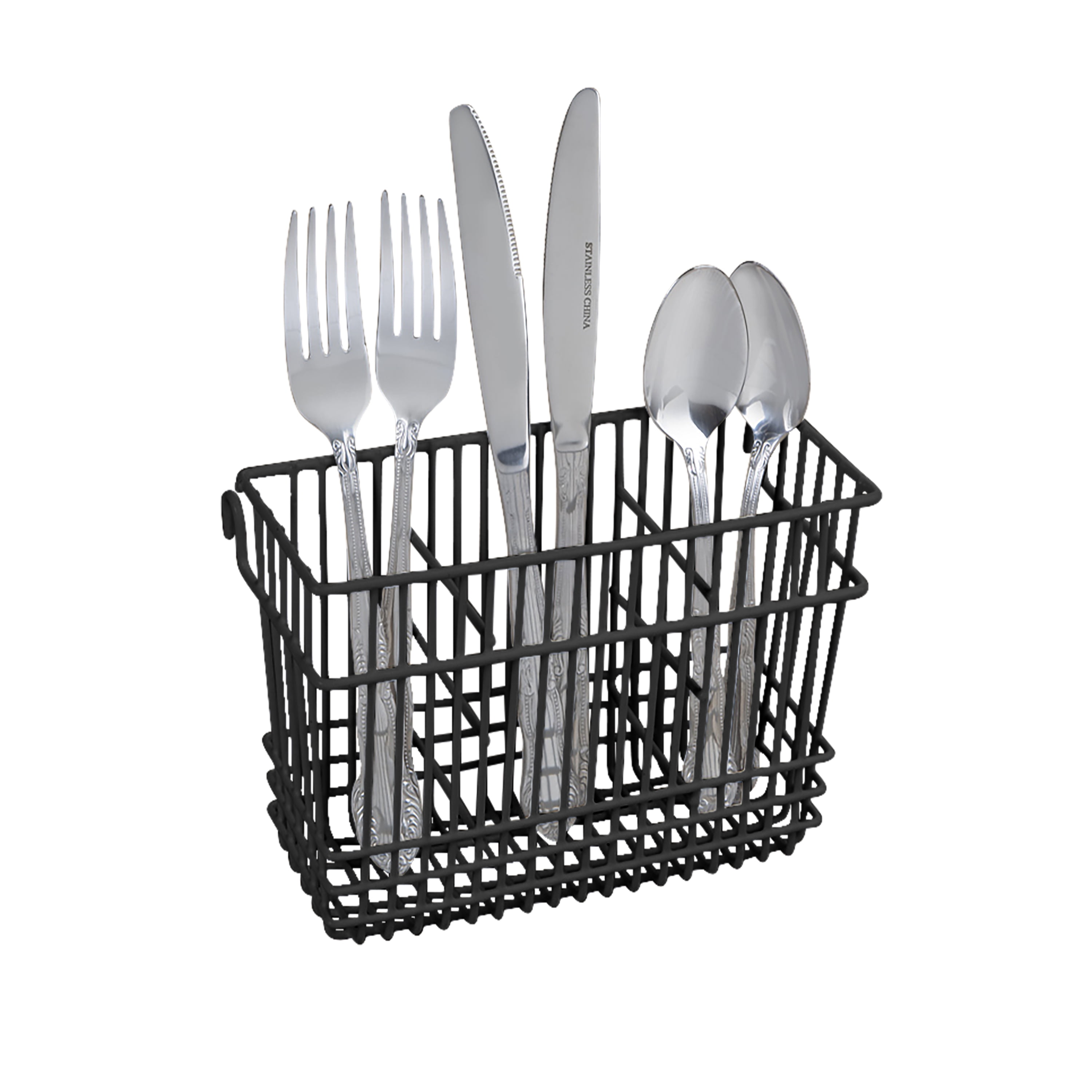 Stainless Steel Kitchen Cutlery Basket, Size: 15x 20x4