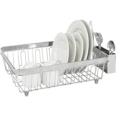 Kitchen Details Twisted Chrome 3 Piece Dish Rack - Walmart.com