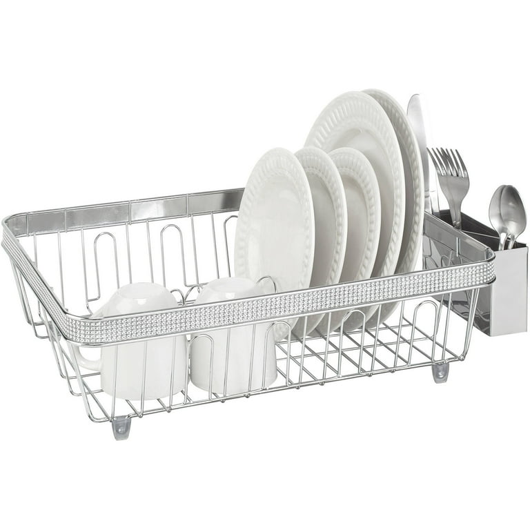 Kitchen Cutlery Filter Plate Plastic Dish Drainer Tray Bowl Cup