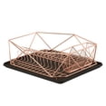 thumbnail image 1 of Kitchen Details Geode Dish Rack in Copper, 1 of 5