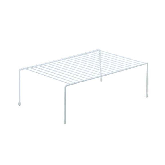 Kitchen Details Large Kitchen Shelf Organizer in White(15.16 x 10.24 x 5.51 inch)
