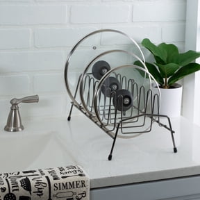 Kitchen Details Lid Organizer, Onyx (13.98 x 6.69 x 5.51 inch)