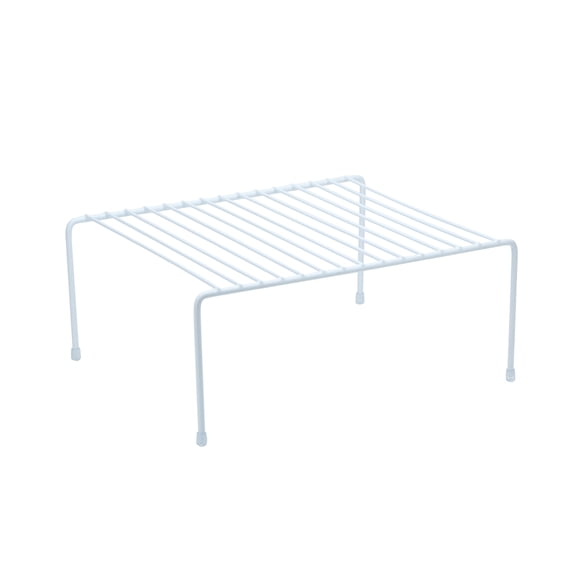 Kitchen Details Medium Kitchen Shelf Organizer 10.2 W and 5.3 H in White