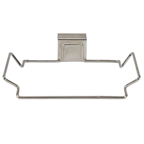 Kitchen Details Over the Counter Plastic Bag Holder in Chrome