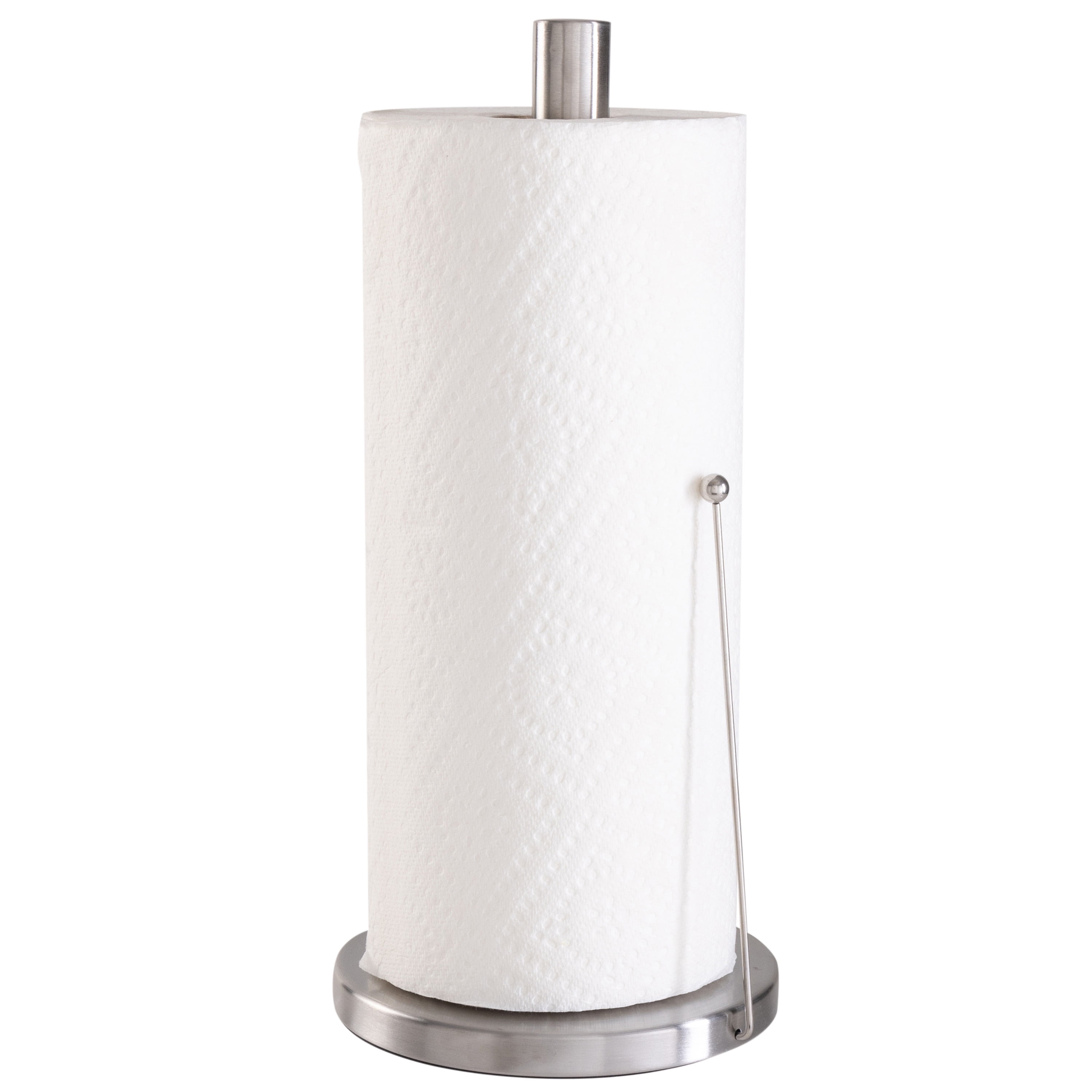ASTOFLI Self Adhesive Paper Towel Holder Wall Mount, Rustproof 304  Stainless Steel Under Cabinet Paper Towel Rack Under Cabinet-12 IN. (BLACK)  