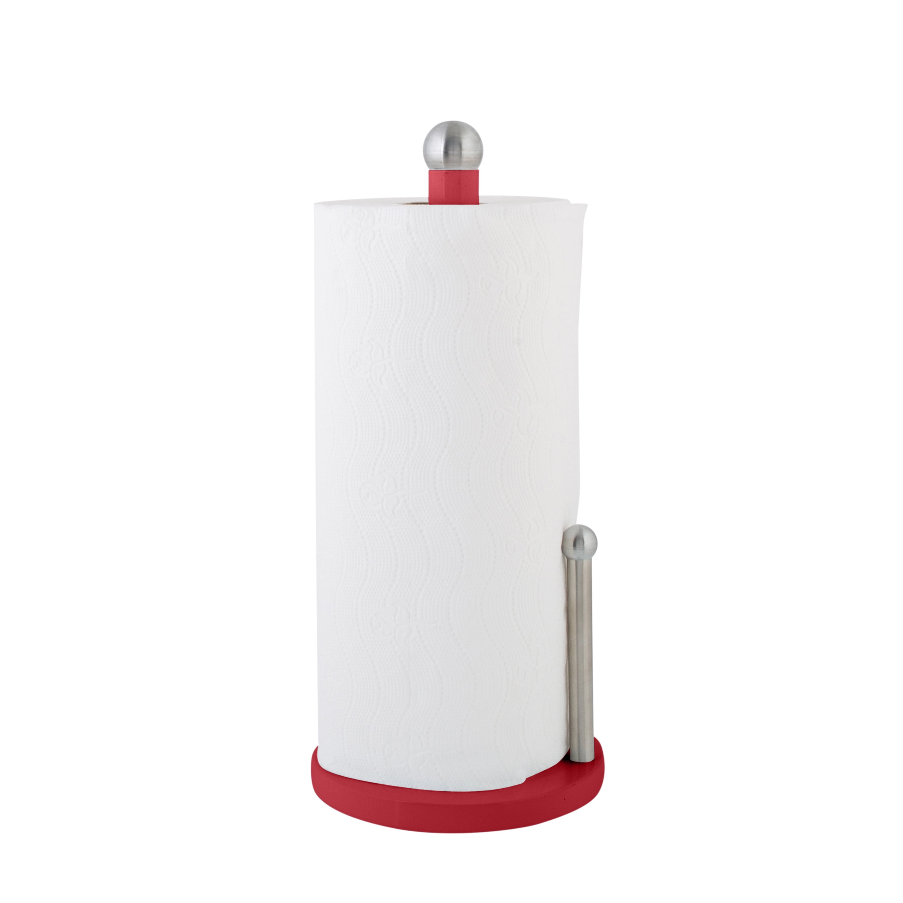 Maple and Jade Chef Paper Towel Holder in Red, Black and White