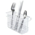 thumbnail image 1 of Kitchen Details Silverware Organizing Basket, White, 1 of 6