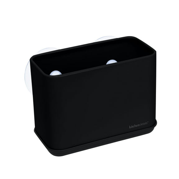 Kitchen Details Suction Sink Caddy in Matte Black