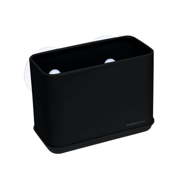 Kitchen Details Suction Sink Caddy in Matte Black