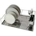 thumbnail image 1 of Kitchen Details Twisted Chrome 3 Piece Dish Rack, 1 of 10