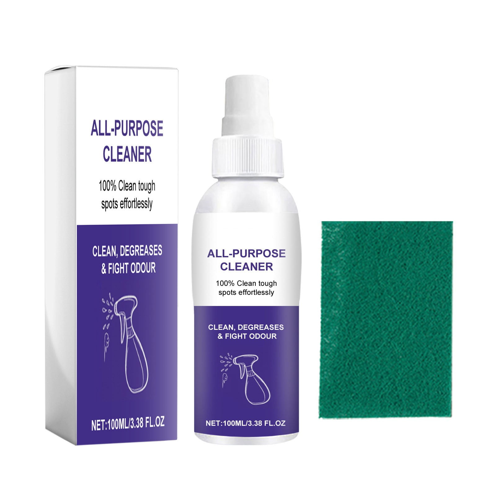 Kitchen Detergent Spray Non Toxic Anticorrosive Bathroom Cleaner 100Ml