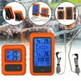 thumbnail image 1 of Kitchen Digital Meat Cooking Thermometer Wireless Remote Control with 2 Probes for Oven Bbq Grill, 1 of 8
