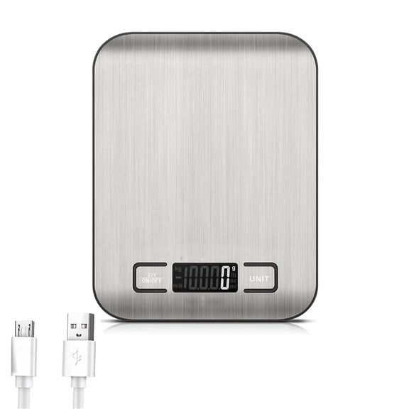 Kitchen Digital Scale Stainless Steel Mini Precision Weight Scale 0.1g Portable Weights Scale Cooking Baking Measuring Tools