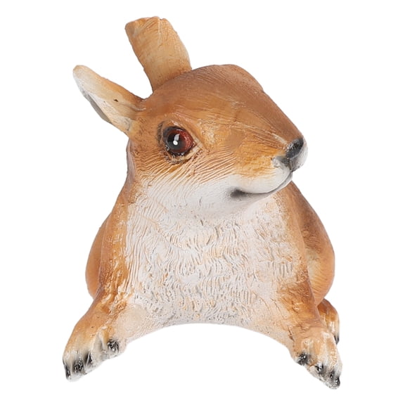Kitchen & Dining Animal Sculpture Ornament, Vivid Resin Climbing Squirrel Figurine for Garden