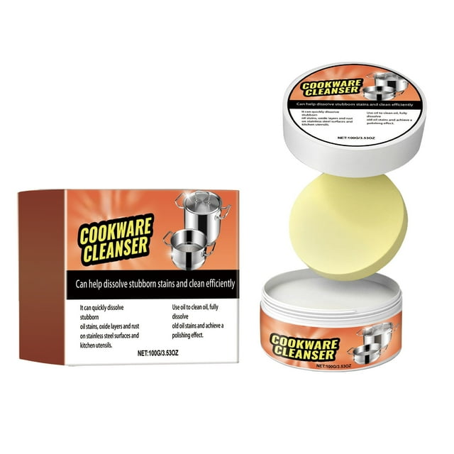 Kitchen & Dining Cookware Cleaning Paste For Cleanser & Polish