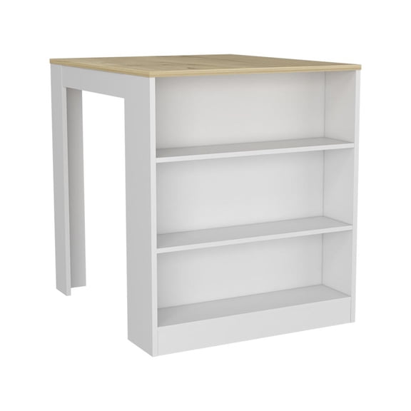 Kitchen Dining Countertop Table | Perfect for Auxiliary Kitchen Dining with Stylish Look | High - Quality Particle Board Construction | Provides Long - Term Storage and Use
