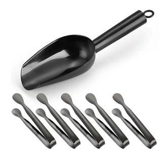 Mini Scoop, E-far 3 Ounce Stainless Steel Kitchen Utility Scoops, Ideal for  Candy/Ice Cube/Flour/Sugar/Coffee Bean/Protein Powder, Food Grade & Anti