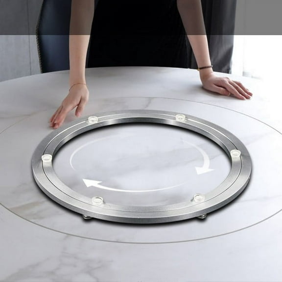 Kitchen Dining Table Rotating Bearing Turntable Height Offset Lazy Susan Base 16In YIWEI