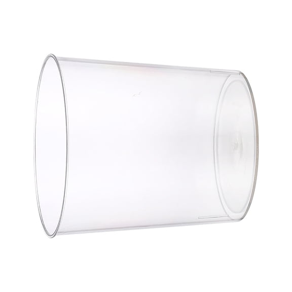Kitchen & Dining Trash Can, Clear Garbage Container Bin Plastic for Bathroom for Office M