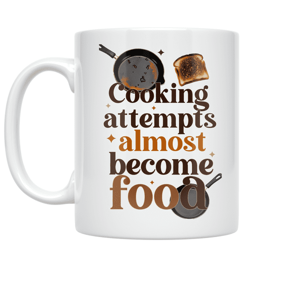 Kitchen Disaster Humor - Cooking Enthusiast - 11 oz Ceramic Coffee Mug