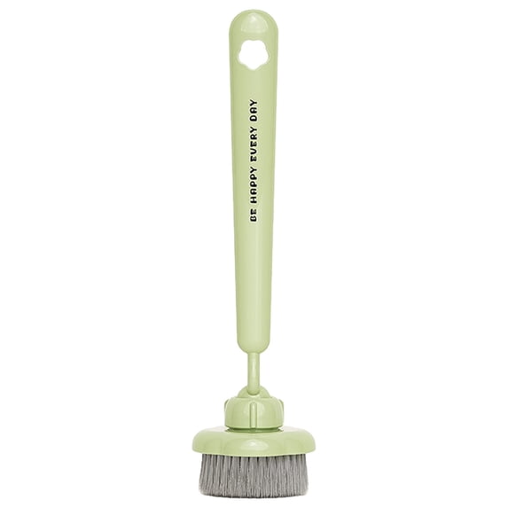 Kitchen Dish Brush, Torqee Long Handle Pot Scrubber, Sturdy Cookware Cleaner, for General Household Cleaning and Regular Kitchen Maintenance, Green 1PC