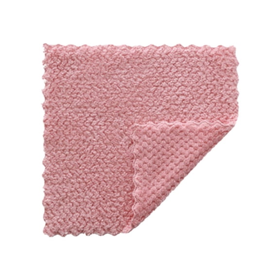 Kitchen Dish Cloths Cleaning Cloth, Super Absorbent Coral Fleece Cloth,Premium Cleaning Cloth,Nonstick Oil Washable Fast Drying Dish Rags for Clean Table Ciozy