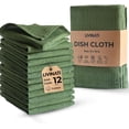 thumbnail image 1 of Kitchen Dish Cloths for Washing Dishes - Waffle Weave Cotton Dish Rag Towel - 13"x13" Set of 12 Sage Green Kitchen Washcloth Dishcloth Dishrag Dishtowel Wash Cloth, 1 of 3