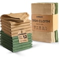 thumbnail image 1 of Kitchen Dish Cloths for Washing Dishes - Waffle Weave Cotton Dish Rag Towel - 13"x13" Set of 6+6 - Sage Green + Beige Kitchen Washcloth Dishcloth Dishrag Dishtowel Wash Cloth, 1 of 3