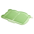 thumbnail image 1 of Kitchen Dish Drying Board, 13.78X10inch Countertop Dish Drain Board, Silicone Dish Drying Mat, Heat Resistant Kitchen Trivet Mat, Dish Rack Drip Tray Drain Board, Non-Slip Draining Trivet, 1 of 8