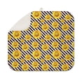 thumbnail image 1 of Kitchen Dish Drying Mat with Bright Sunflower Design, Microfiber Foldable Pad, Absorbent Floral Counter Rack Drainer, 16x18 Inch, 1 of 4