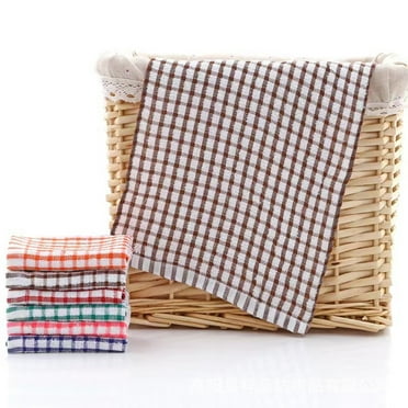 Kitchen Dish Towels 16 Inch X 25 Inch Cotton Kitchen Towels and Dishcloths Dish Cloths for Washing Dishes Dish Rags for Drying Dishes Kitchen Wash Clothes Kitchen Cleaning Supplies Kitchen Dishcloth