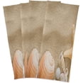 thumbnail image 1 of Kitchen Dish Towels, Summer Beach Starfish Seashell Kitchen Towels Set of 4 Super Soft Absorbent Dish Towels Set Microfiber Polyester Kitchen Dish Cloths Decorative Tea Towels, 28"x18", 1 of 7