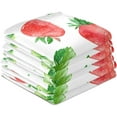 thumbnail image 1 of Kitchen Dish Towels, Watercolor Strawberry Kitchen Towels Set of 6 Super Soft Absorbent Dish Towels Set Microfiber Polyester Kitchen Dish Cloths Decorative Tea Towels, 28"x18", 1 of 7