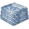 thumbnail image 1 of Kitchen Dish Towels, Winter Christmas Snowflakes Kitchen Towels Set of 6 Super Soft Absorbent Dish Towels Set Microfiber Polyester Kitchen Dish Cloths Decorative Tea Towels, 28"x18", 1 of 7