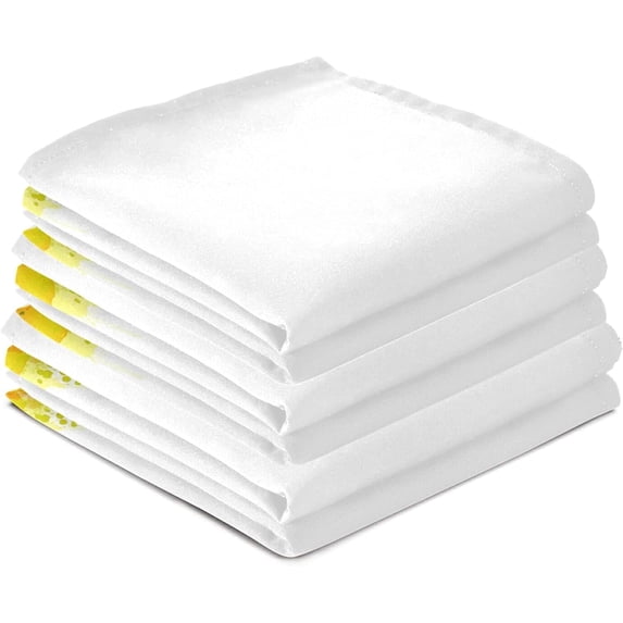 Kitchen Dish Towels, Yellow Sunflower Kitchen Towels Set of 6 Super Soft Absorbent Dish Towels Set Microfiber Polyester Kitchen Dish Cloths Decorative Tea Towels, 28"x18"