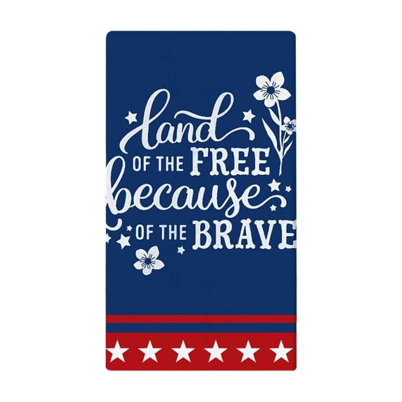 Kitchen Dishes Towels Hand Towels Independence Day Themed 23.6x15.8 Inches Absorbent Kitchen Towels Tea Towels Suitable for Cooking and Baking Star Spotted Quick Dry Cloth