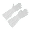 thumbnail image 1 of Kitchen Dishwashing Gloves and Household Cleaning Gloves Reusable Latextoyenghousehold Nitrile Gloves 38Cm Nitrile (White) Csilica Gel, 1 of 7