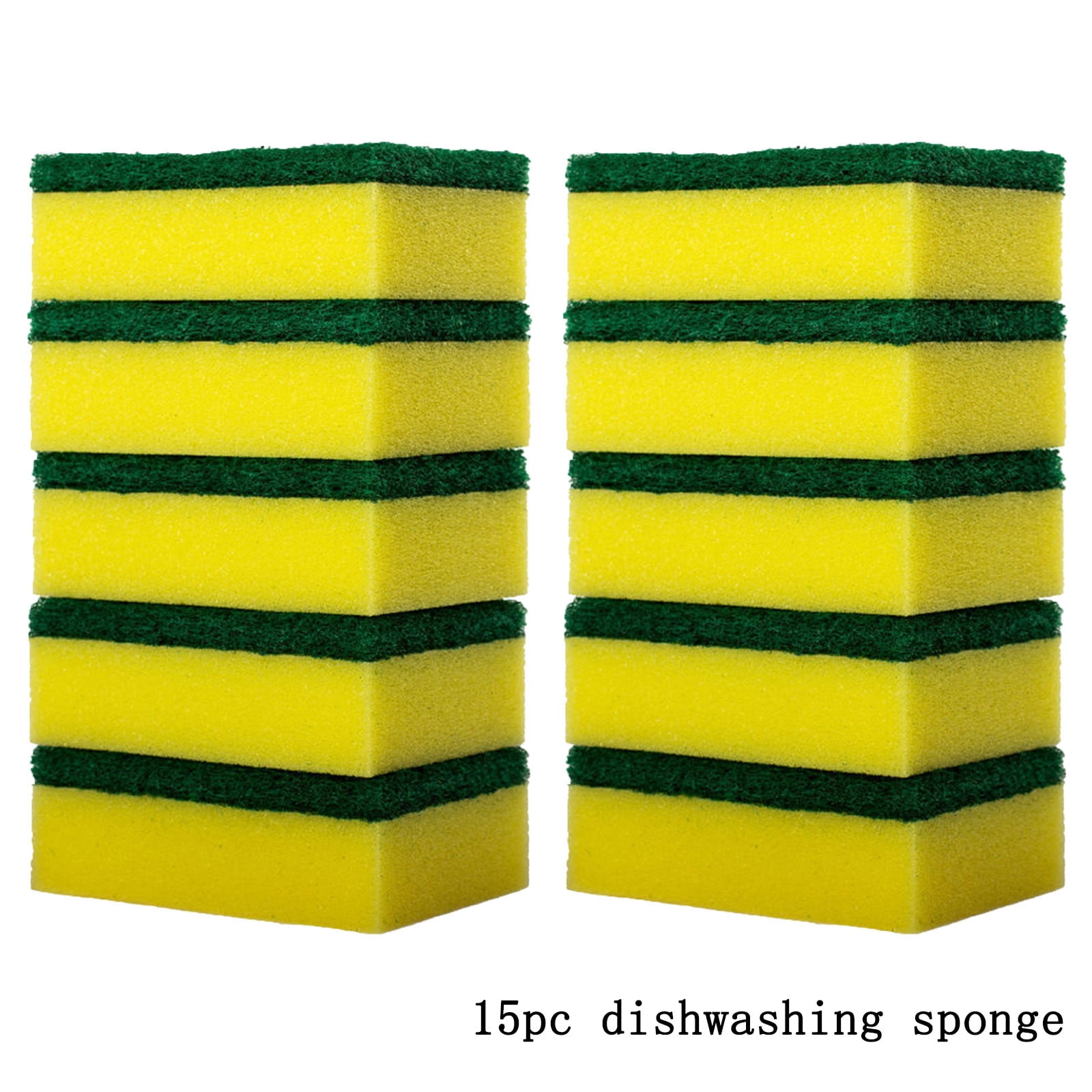 Kitchen Dishwashing Sponge Non Scratch Dishes Scouring Pad Dishcloth Odor Sponge Wipes For 9622