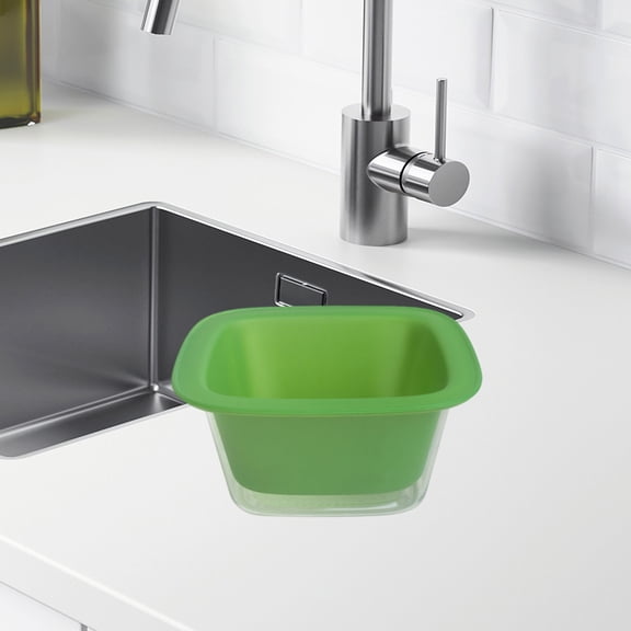 Kitchen Double Layer Draining Basket Food Grade Large Plastic Sink Filter Basket Vegetable Fruit Storage Basket 2-Piece Set