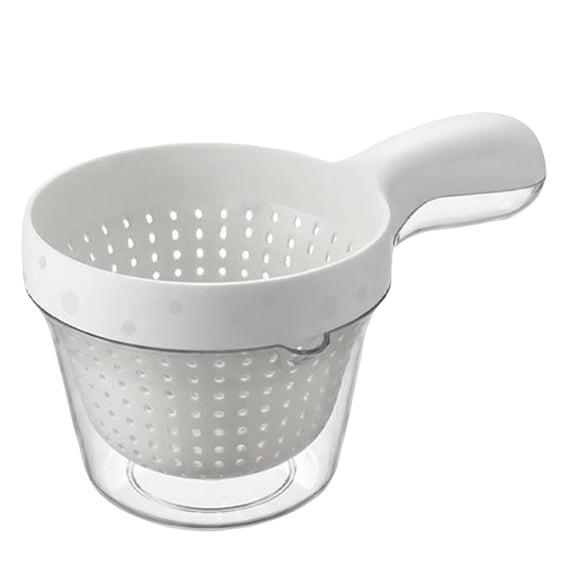 Kitchen Double‑Layer Draining Basket with Lock Design – Portable Fruit and Vegetable Strainer Bowl, Wash & Drain Multi‑Purpose Colander for Berries, Tomatoes, Pasta, 1Pc