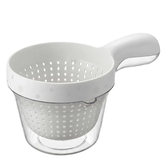 Kitchen Double‑Layer Draining Basket with Lock Design – Portable Fruit and Vegetable Strainer Bowl, Wash & Drain Multi‑Purpose Colander for Berries, Tomatoes, Pasta, 1Pc