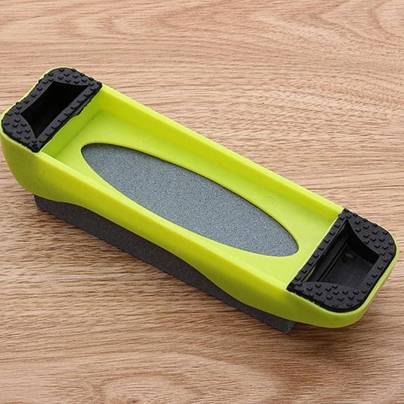 Kitchen Double Sided Sharpening Stone with Non-Slip Base - Professional Knife Sharpener Polishing Grinding Tool, Whetstone for Household Kitchen Knives Scissors & Blade Sharpening, 6*2in, Green