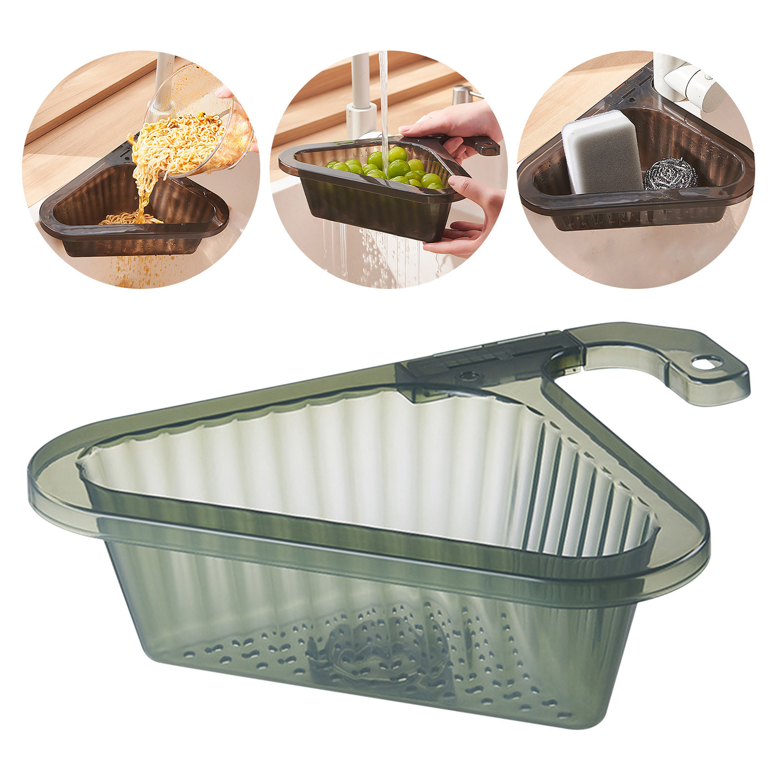 Peerless Mesh Drain Strainer Assortment, 3pc. Includes strainers for