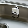 thumbnail image 1 of Kitchen Drain Rack Metal Suction Cup Sink Drain Rack Wall Sucker Sponge Storage Drying Holder Kitchen Sink Soap Stand Dish Cloth Shelf Organizer, Kitchen Essentials Clearance Sale, 1 of 7