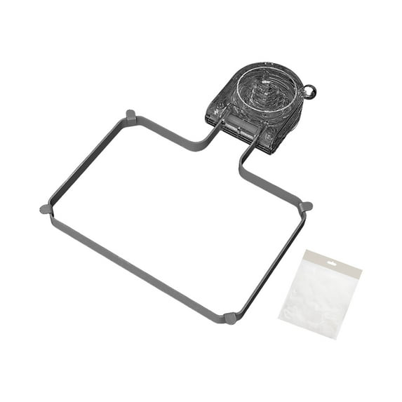 Kitchen Drain Rack with 50 Disposable Mesh Bags Practical Suction Cup Strainer