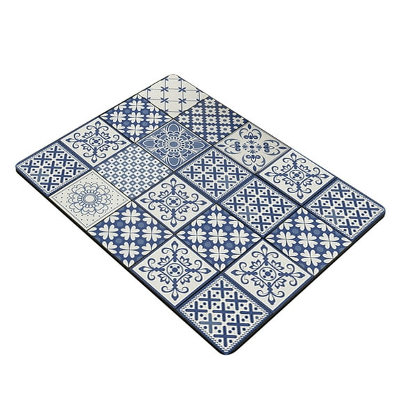 Kitchen Drainage Mat | No Wash Insulation Pad | Slip-Resistant Absorbent Meal Mat | Bowl and Dish Drying Mat | Heat-Resistant Kitchen Counter Protector | 1 Piece | Multi-Purpose Use